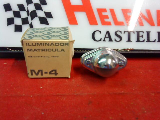 *PILOTO MATRICULA AUSTIN 1300 CROMADO REF. M4 GEMO